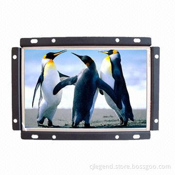 9.2-inch Widescreen Open Frame Industrial LCD Monitor, Measures 210 x 158 x 36mm